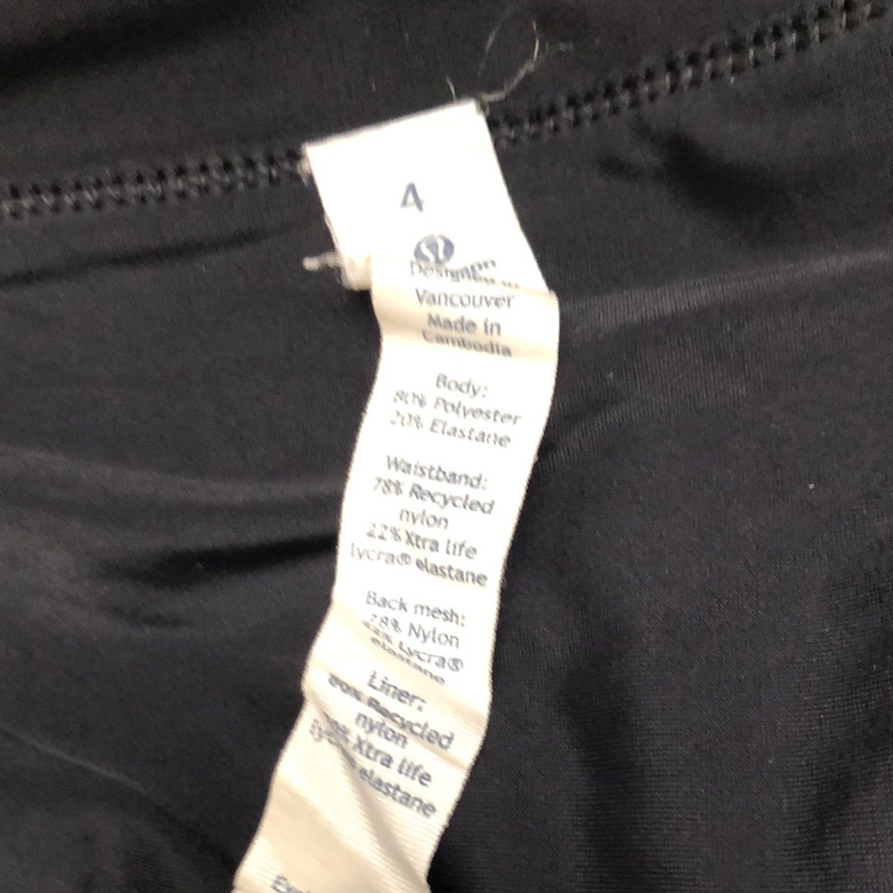 Lululemon Athletica Black and Pink Athletic Shorts - Picture 5 of 5